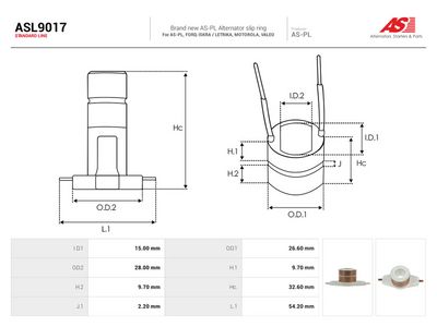 slipering, generator AUTOSTARTER ASL9017