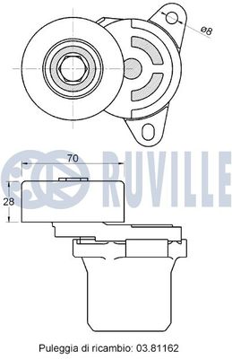 INTINZATOR CUREA CUREA DISTRIBUTIE RUVILLE 542681 1