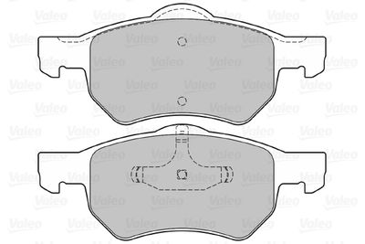 Brake Pad Set, disc brake 598756