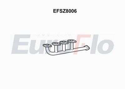 EuroFlo Exhaust Pipe EFSZ8006