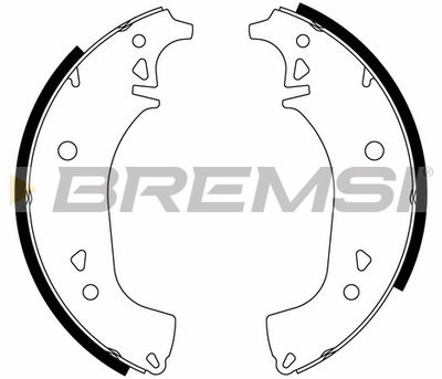 Комплект тормозных колодок BREMSI GF0163 для FIAT CAMPAGNOLA