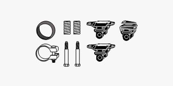 SET MONTARE SISTEM DE ESAPAMENT