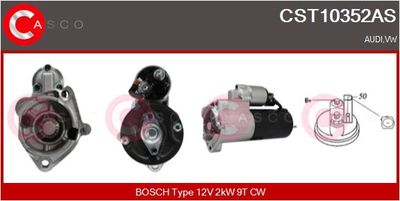 CASCO CST10352AS Стартер  для AUDI A6 (Ауди А6)