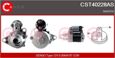 Стартер CASCO CST40228AS для DAIHATSU SIRION