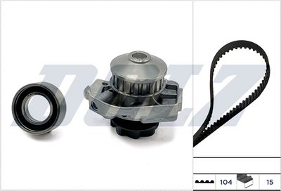 SET POMPA APA + CUREA DINTATA