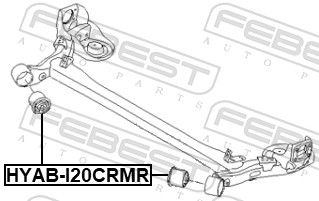SUPORT AX FEBEST HYABI20CRMR 1