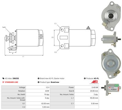 STARTER AS-PL S9625S 4
