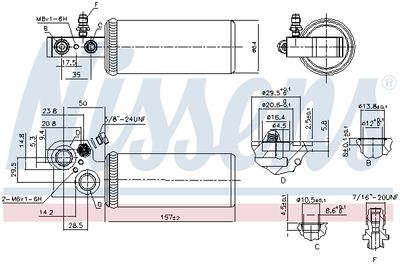 USCATOR AER CONDITIONAT NISSENS 95037 5
