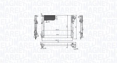 Radiator, engine cooling 350213213600