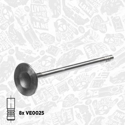 Sada ventilů, sací/výfukový ventil ET ENGINETEAM VS0029