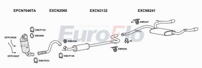 Układ wydechowy EUROFLO CNC4121017