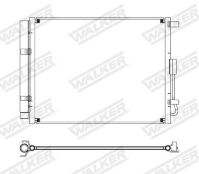 CONDENSATOR CLIMATIZARE WALKER WCD00022 7