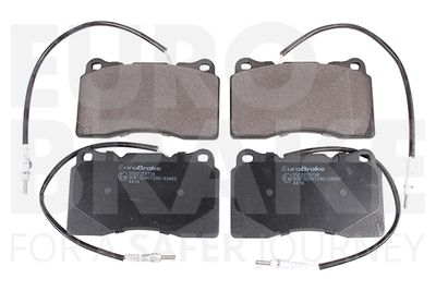 Комплект тормозных колодок, дисковый тормоз EUROBRAKE 5502223738 для LANCIA PHEDRA