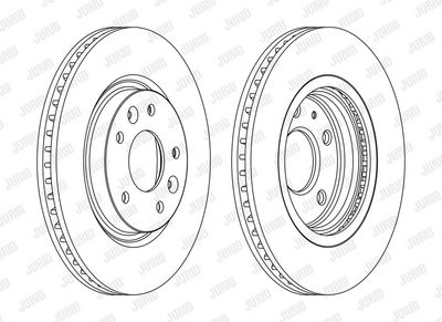 BREMSSCHEIBE JURID 563120JC