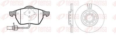 Souprava brzd, kotoučová brzda REMSA 8390.07