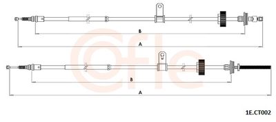 SEILZUG FESTSTELLBREMSE COFLE 921ECT002