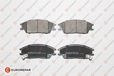 Комплект тормозных колодок, дисковый тормоз EUROREPAR 1623053680 для HYUNDAI LANTRA