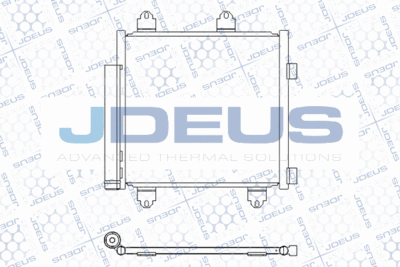 JDEUS M-7070620 Радиатор кондиционера  для PEUGEOT  (Пежо 108)