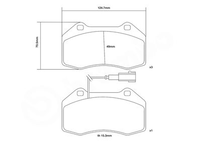 High Performance Brake Pad Set 07.B314.21