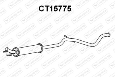 VENEPORTE CT15775 Глушитель выхлопных газов  для CITROËN C4 купе (LA_) 1.6 THP 150