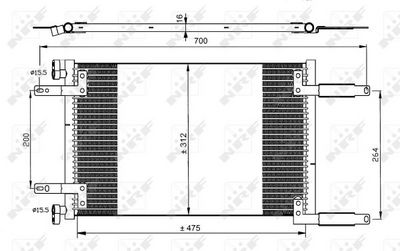 CONDENSATOR CLIMATIZARE NRF 35493 5