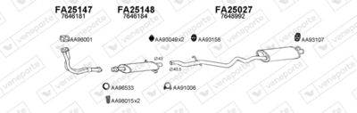 ABGASANLAGE VENEPORTE 250184