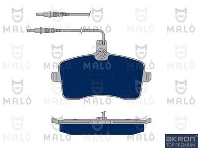 AKRON-MALÒ 1050179 Тормозные колодки и сигнализаторы для PEUGEOT 407 (6D_) 2.0 HDi 135 (6DRHRH, 6DRHRE, 6DRHRG, 6DRHRJ)