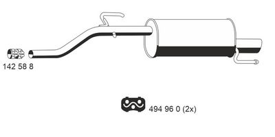 ENDSCHALLDäMPFER ERNST 013079