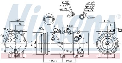 COMPRESOR CLIMATIZARE NISSENS 890174 4