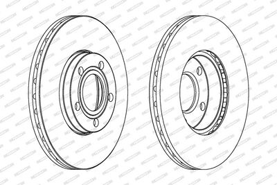DISC FRANA FERODO DDF1014 1