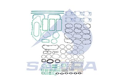 Juego completo de empaques, motor