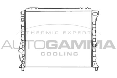 Радиатор, охлаждение двигателя AUTOGAMMA 100007 для ALFA ROMEO 90