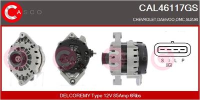 Генератор CASCO CAL46117GS для DAEWOO NUBIRA