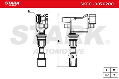 запалителна бобина STARK SKCO-0070200