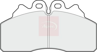 APEC Brake Pad Set, disc brake PAD1728