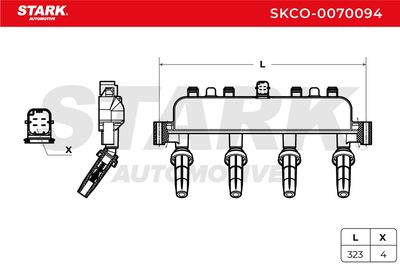 запалителна бобина STARK SKCO-0070094
