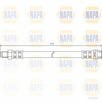 Brake Hose NAPA NBH1071