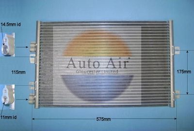 Condenser, air conditioning Auto Air Gloucester 16-9122