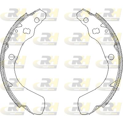 Комплект тормозных колодок ROADHOUSE 4151.00 для HONDA LOGO