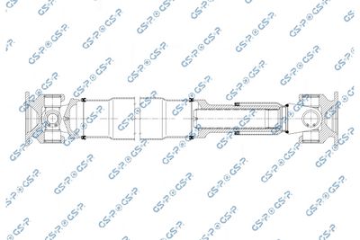 Wał napędowy, napęd osi GSP PS901881
