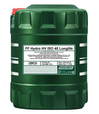 FANFARO Hydro HV ISO 46 Longlife 20L