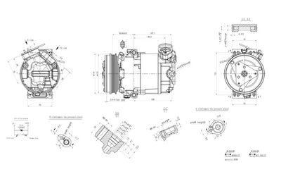Compresor, climatizare HELLA 8FK 366 201-961