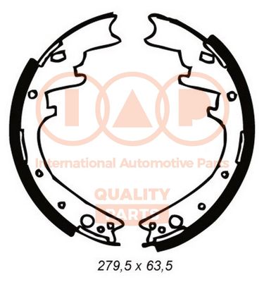 IAP QUALITY PARTS 705-02011 Ремкомплект барабанных колодок для CHRYSLER (Крайслер Воягер)