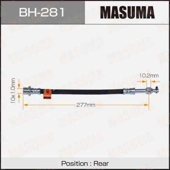 Тормозной шланг MASUMA BH-281 для TOYOTA SPRINTER