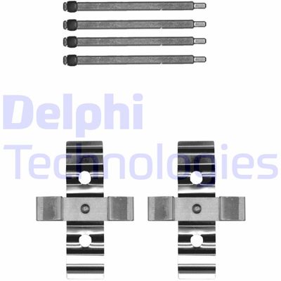 Комплектующие, колодки дискового тормоза DELPHI LX0702 для TESLA MODEL S	