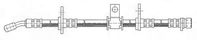 Тормозной шланг CEF 511757 для HONDA PRELUDE