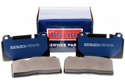 комплект спирачно феродо, дискови спирачки BORG & BECK BBP2382
