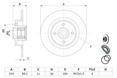 Brake Disc 0 986 479 277