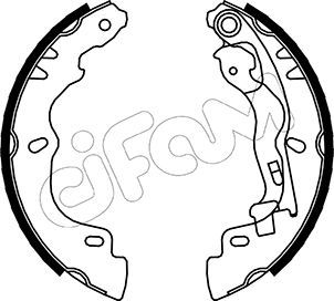 Комплект тормозных колодок CIFAM 153-098 для FIAT PALIO