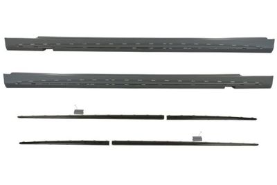 Paneel rocker buitenschild Links/Rechts (voor het schilderen/zwart glanzend, met lamellen) past: MERCEDES S-KLASA W222 05.13-04.17